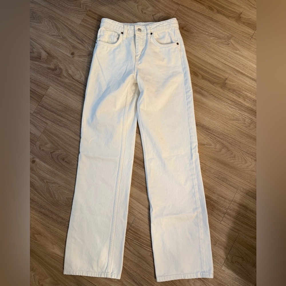 Zara White Jeans